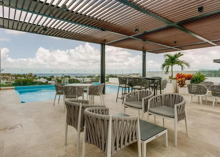 New Roof Pool With Gym And Wifi Near 5th Half Blk Kids Ok * Playa del Carmen