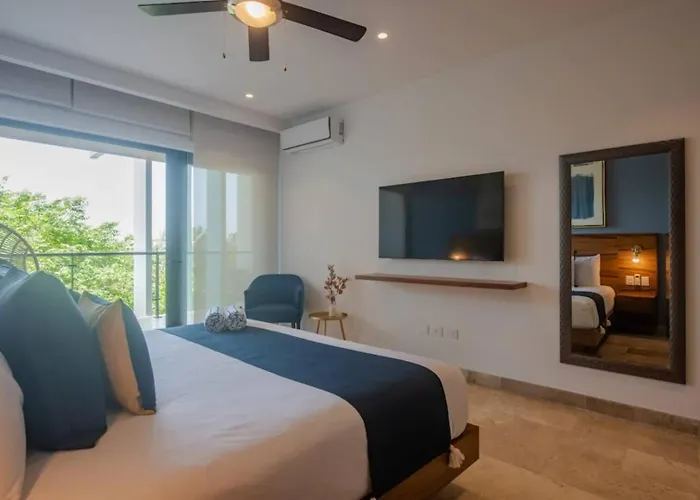 New Roof Pool With Gym And Wifi Near 5th Half Blk Kids Ok Ferienhaus Playa del Carmen